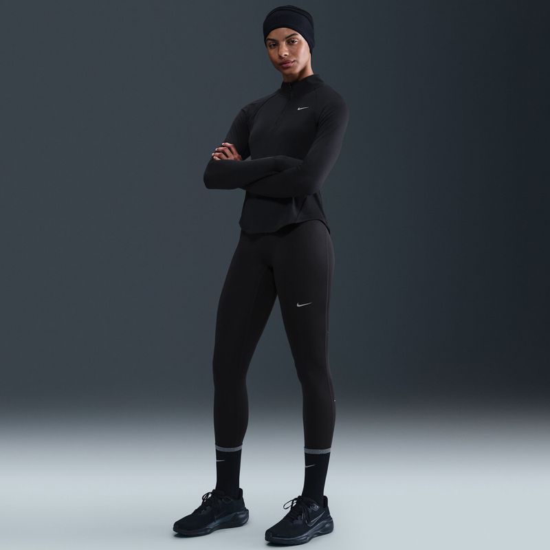 Dámské běžecké legíny Nike Tempo High-Waisted 7/8 black 7