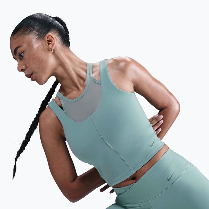 Dámský tréninkový top Nike One Fitted Dri-Fit Cropped Tank cannon/bicoastal 6