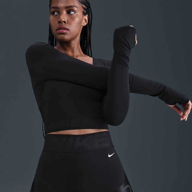 Dámské šortky Nike Pro Sculpt High Waisted 5" Biker black/anthracite/white 13