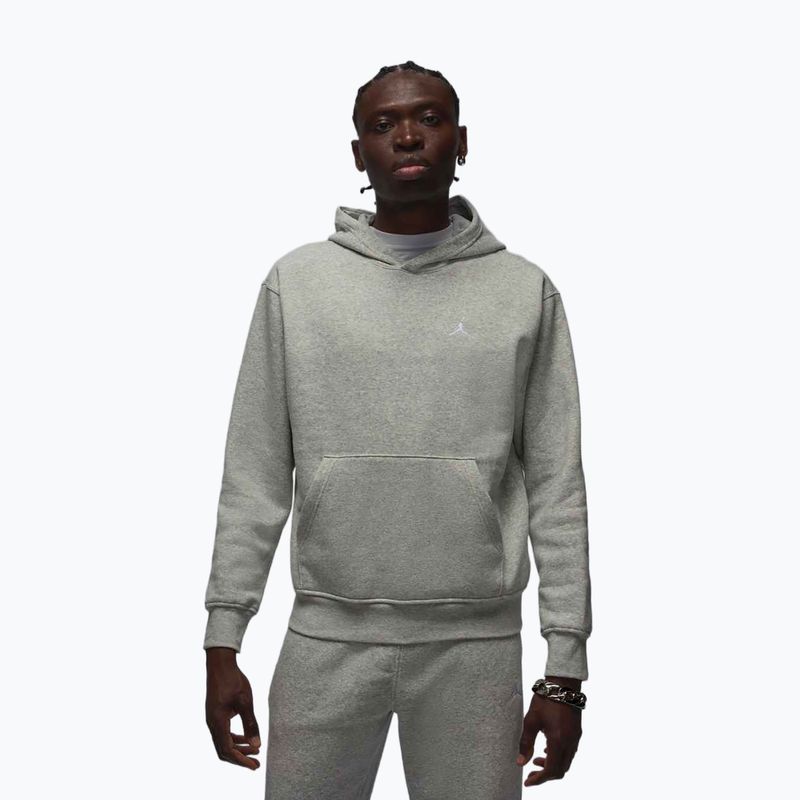 Pánská mikina Jordan Brooklyn Fleece grey heather/white