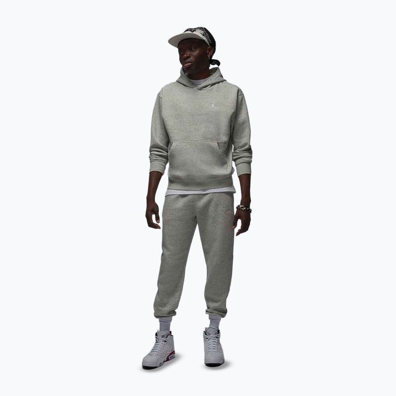 Pánská mikina Jordan Brooklyn Fleece grey heather/white 2