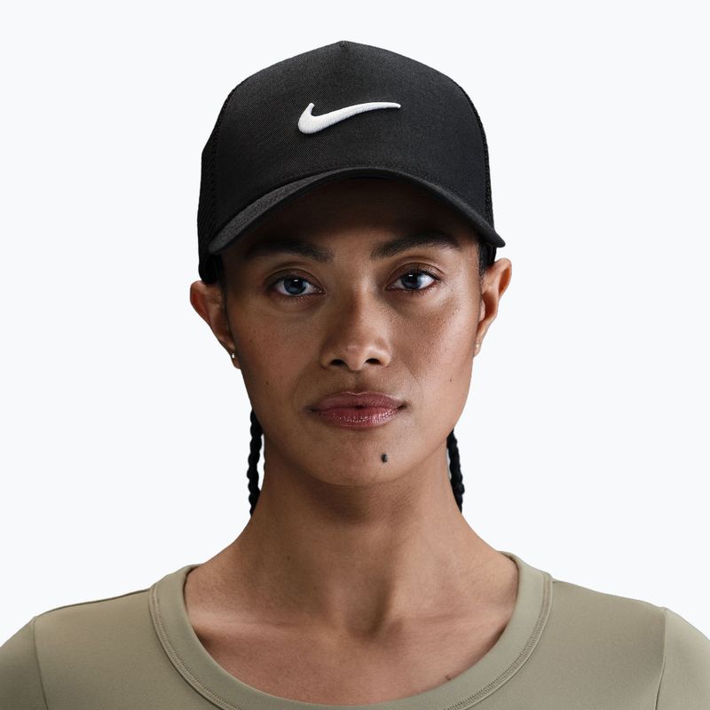 Pánská kšiltovka Nike Rise Structured Trucker black/black/white 5