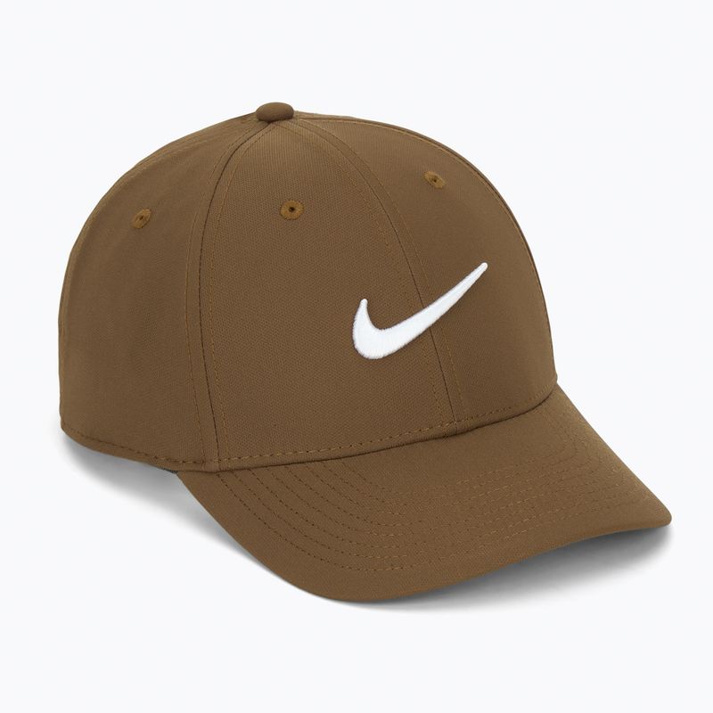 Kšiltovka Nike Dri-FIT Club mosswood brown/white