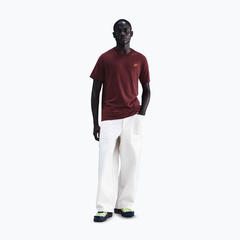 Pánské tričko Nike Sportswear Club dark team red