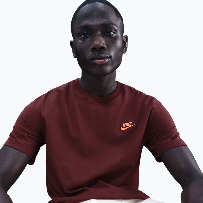 Pánské tričko Nike Sportswear Club dark team red 4