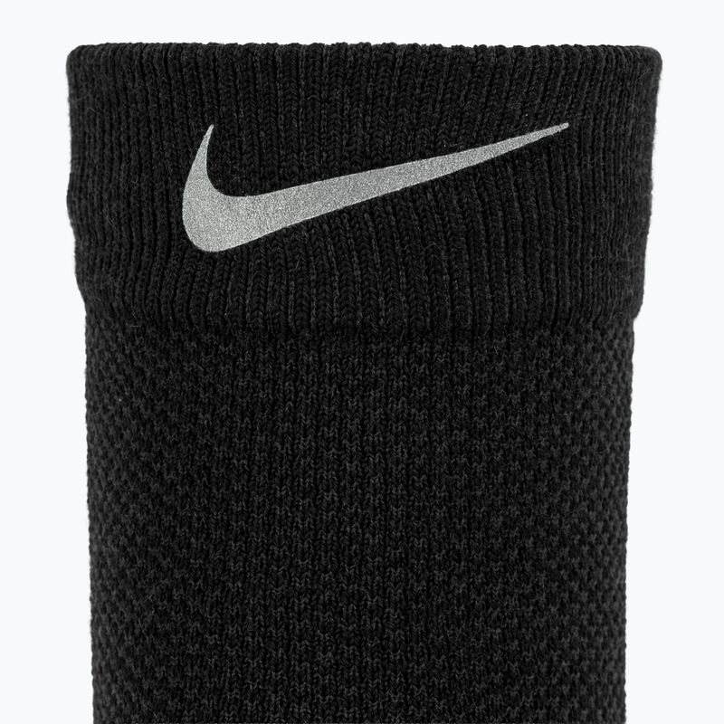 Ponožky Nike Running Lightweight Wool Crew black/dark smoke grey 3