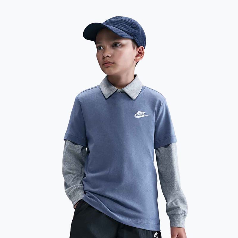 Dětské tričko Nike Sportswear World Indigo