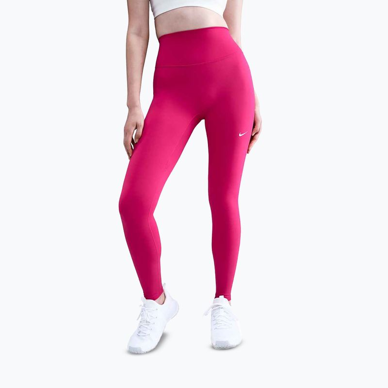 Dámské legíny Nike One Seamless Front rush pink/white