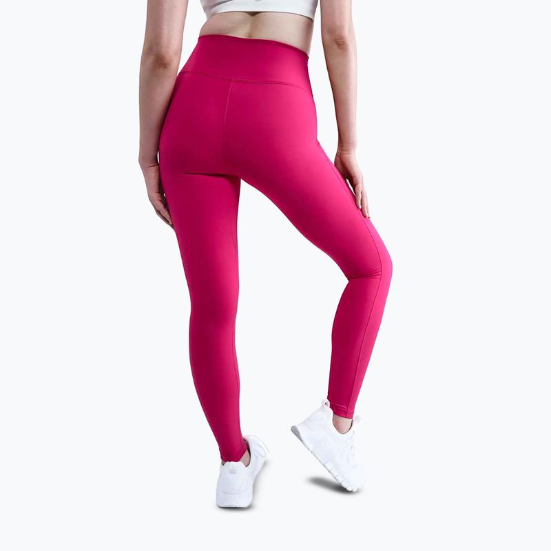 Dámské legíny Nike One Seamless Front rush pink/white 3