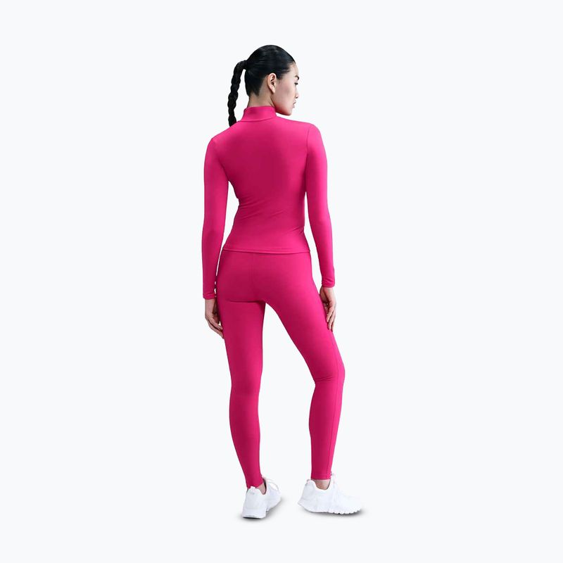 Dámské legíny Nike One Seamless Front rush pink/white 4