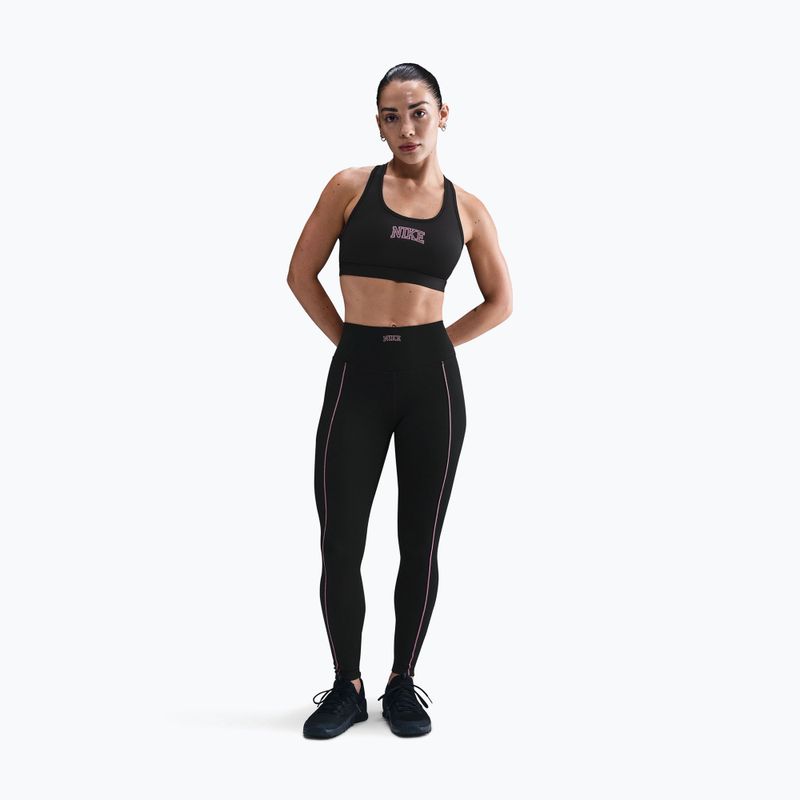 Tréninková podprsenka Nike Swoosh Medium Support black 2