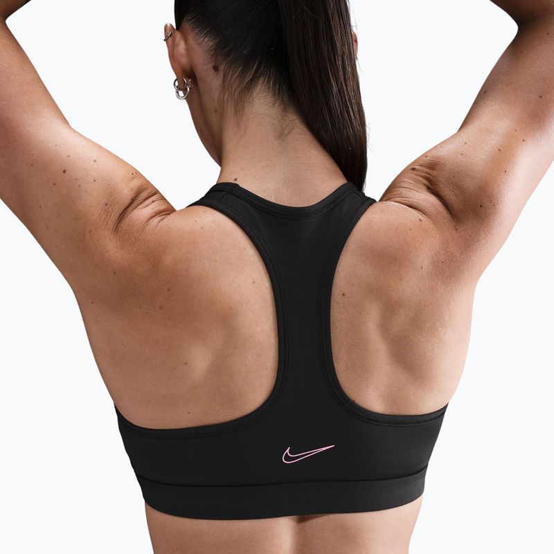 Tréninková podprsenka Nike Swoosh Medium Support black 5