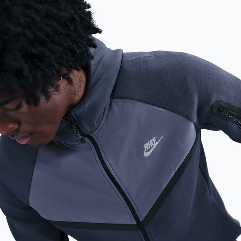Pánská mikina Nike Tech Windrunner Full-Zip thunder blue/metallic silver 5