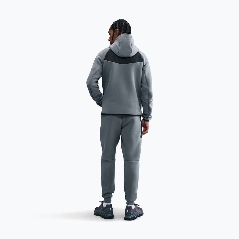 Pánská mikina Nike Tech Windrunner Full-Zip cool grey/dark smoke grey/volt 2