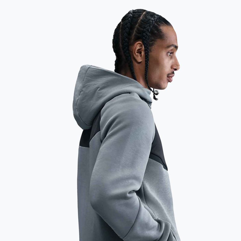 Pánská mikina Nike Tech Windrunner Full-Zip cool grey/dark smoke grey/volt 5