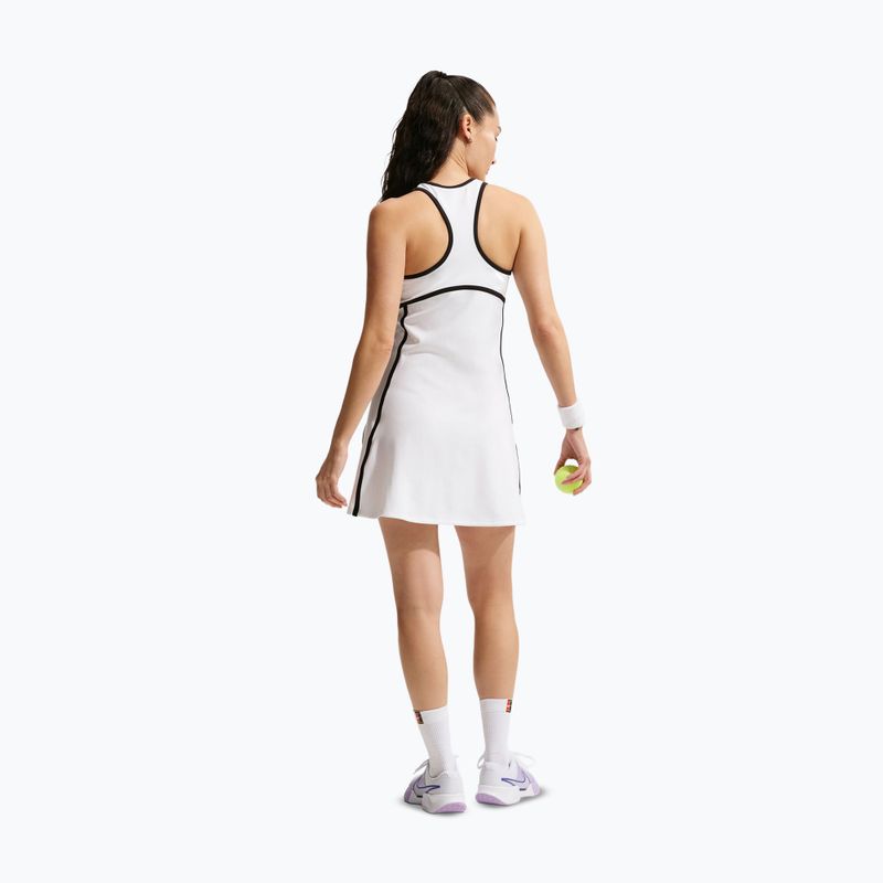 Tenisové šaty Nike Court Advantage bílá/černá 2