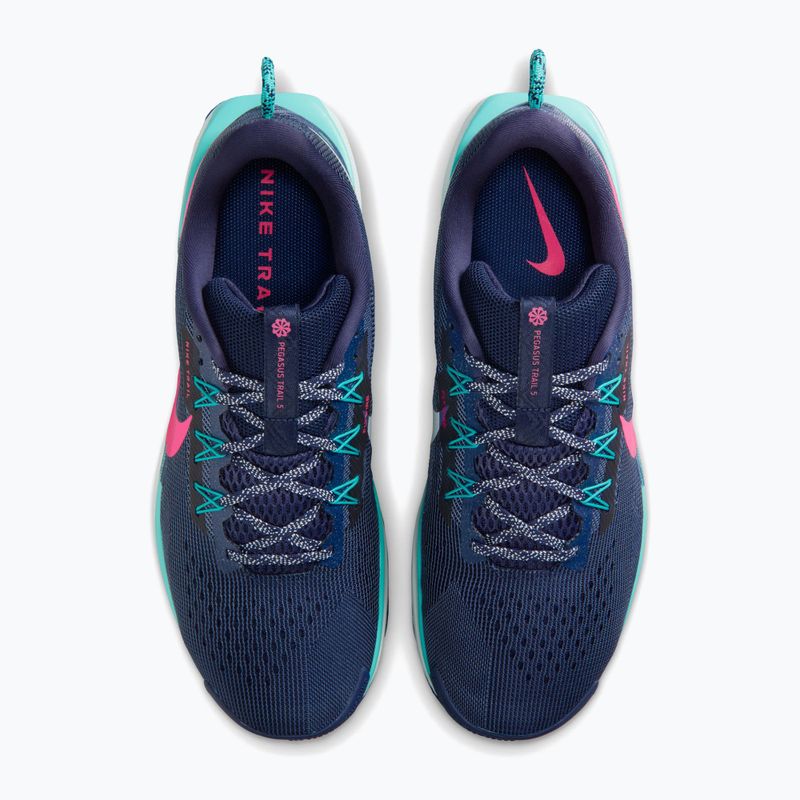 Pánské běžecké boty Nike Pegasus Trail 5 midnight navy/dusty cactus/hyper pink 3