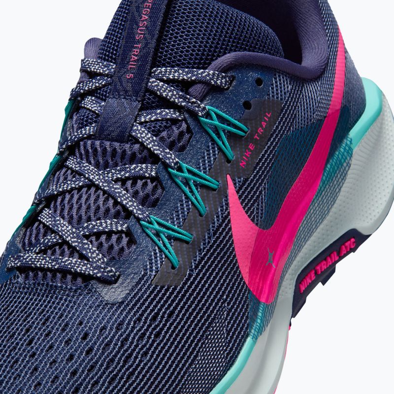 Pánské běžecké boty Nike Pegasus Trail 5 midnight navy/dusty cactus/hyper pink 4