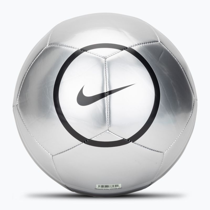 Fotbalový míč Nike Academy T90 Metallic '26 metallic silver/black/black velikost 4