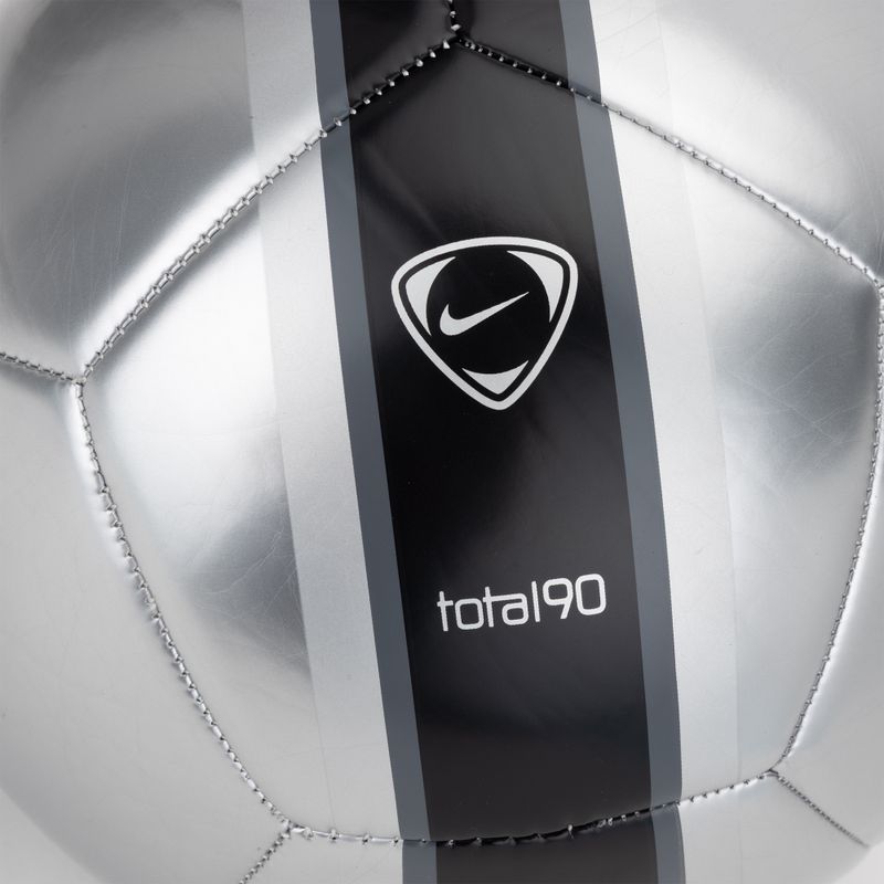 Fotbalový míč Nike Academy T90 Metallic '26 metallic silver/black/black velikost 5 3