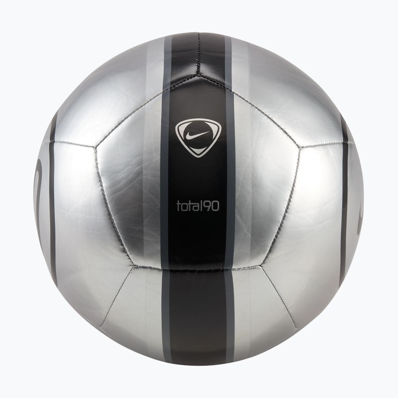 Fotbalový míč Nike Academy T90 Metallic '26 metallic silver/black/black velikost 5