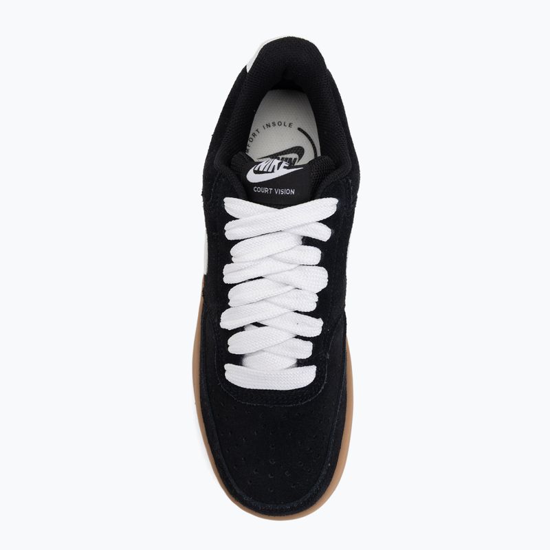 Pánské boty Nike Court Vision Low FL black/gum med brown/white 5
