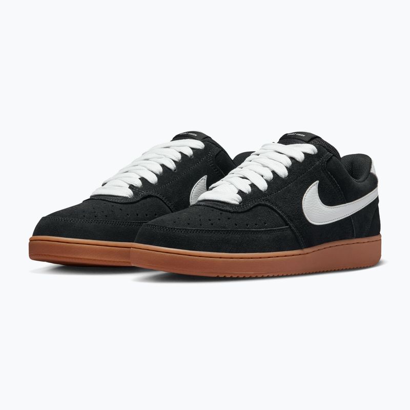 Pánské boty Nike Court Vision Low FL black/gum med brown/white 3