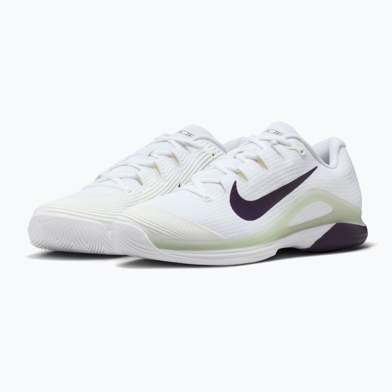 Pánské tenisové boty Nike Vapor 12 white/volt tint/dark raisin 10
