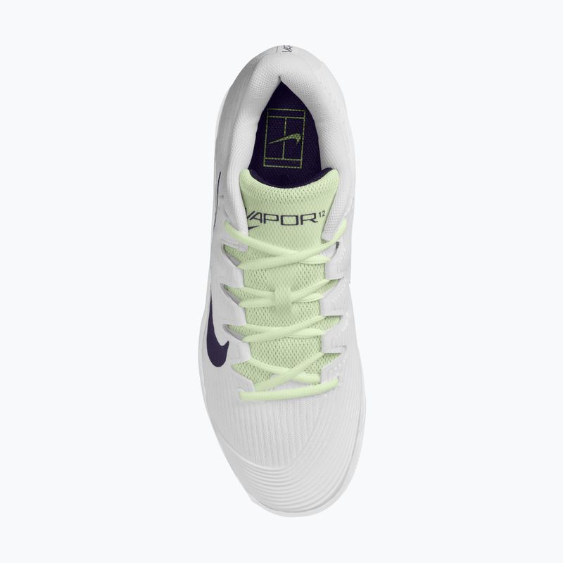 Pánské tenisové boty Nike Vapor 12 white/volt tint/dark raisin 13