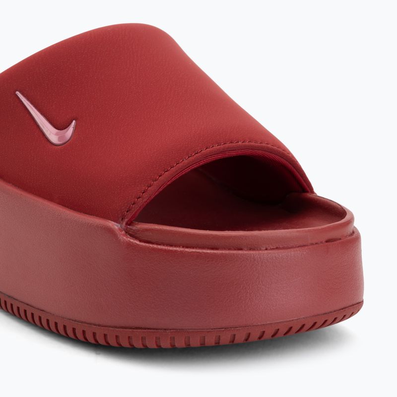 Dámské pantofle Nike Calm Elevation team crimson/peony 7