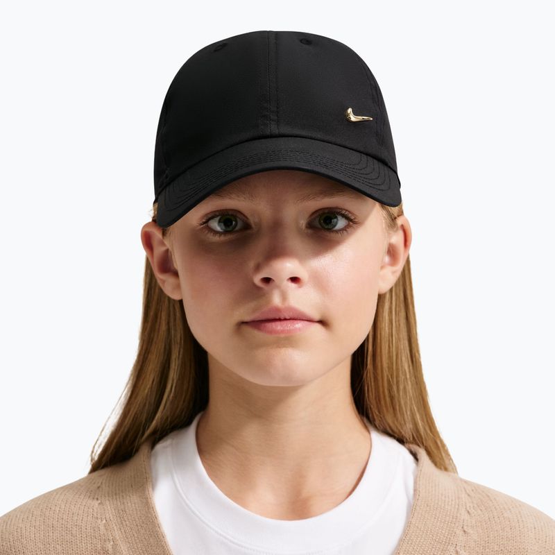 Dětská kšiltovka Nike Dri-FIT Club black/flt gold 3