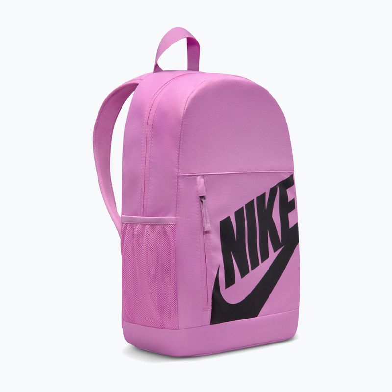 Dětský městský batoh Nike Elemental Shoebox 20 l light magenta/orange/black 2