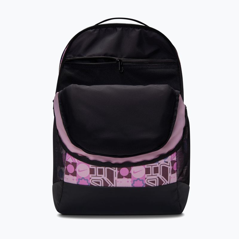 Tréninkový batoh Nike Brasilia 9.5 24 l black/pink foam/white 5