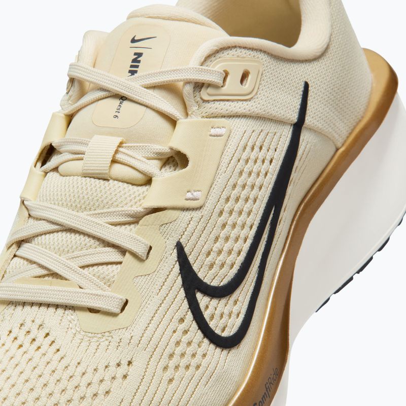 Dámské běžecké boty Nike Quest 6 light khaki/sail/metallic gold/off black 7