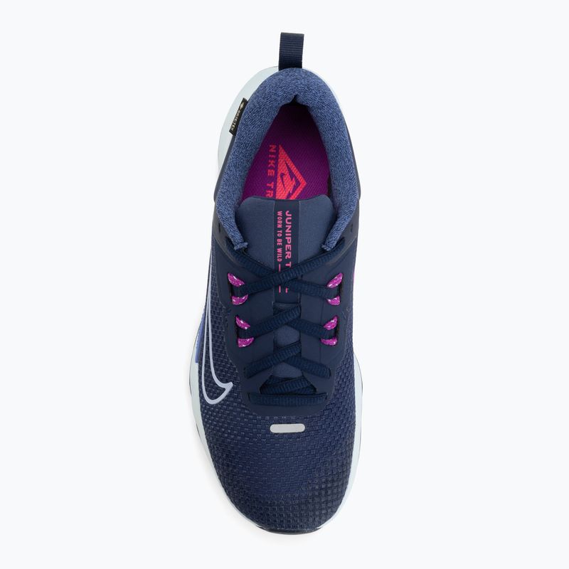 Dámské běžecké boty Nike Juniper Trail 2 GORE-TEX midnight navy/sapphire/glacier blue 5