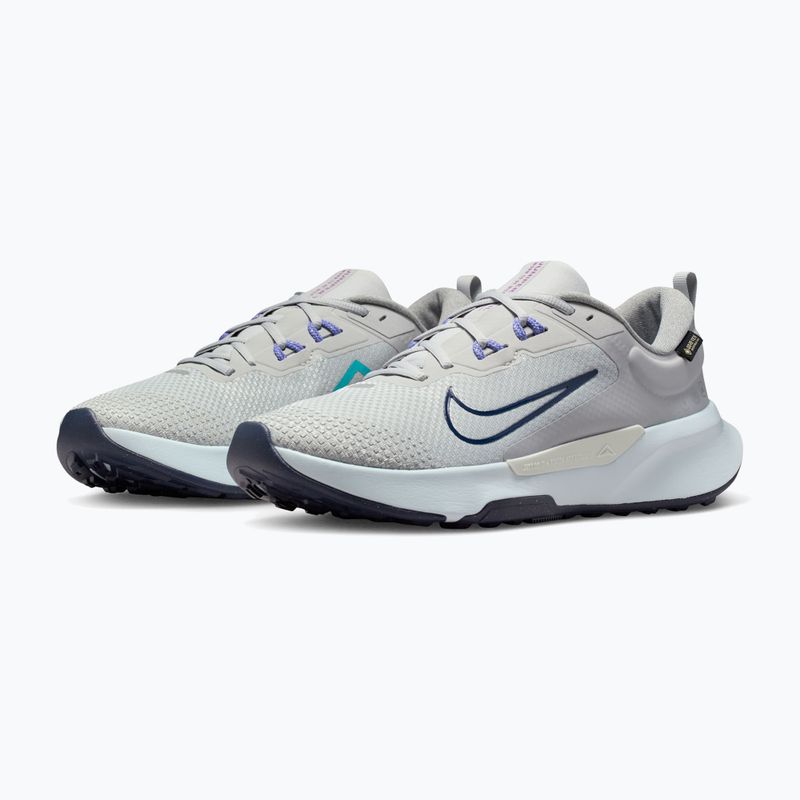 Pánské běžecké boty Nike Juniper Trail 2 GORE-TEX grey fog/sapphire/midnight navy 3