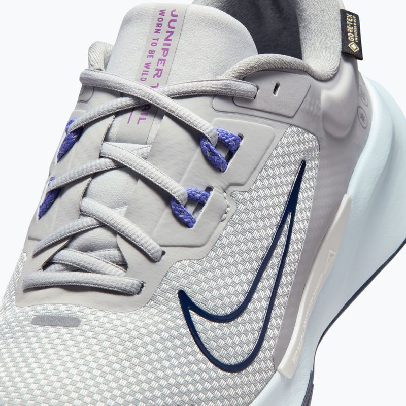 Pánské běžecké boty Nike Juniper Trail 2 GORE-TEX grey fog/sapphire/midnight navy 8