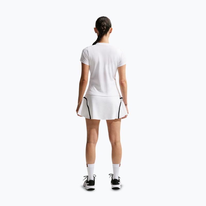 Tenisová sukně Nike Court Advantage Dri-Fit High Waisted white/black 3