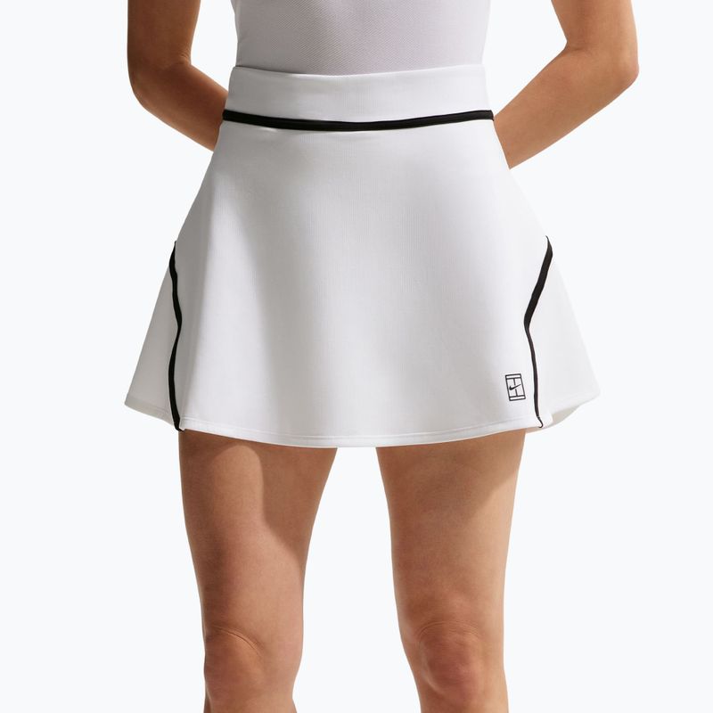 Tenisová sukně Nike Court Advantage Dri-Fit High Waisted white/black 5