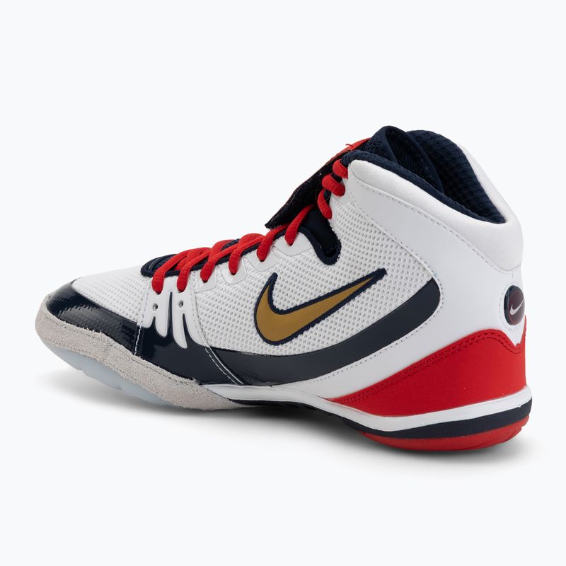 Boxerské boty Nike Freek SE white/metallic gold/college navy 3