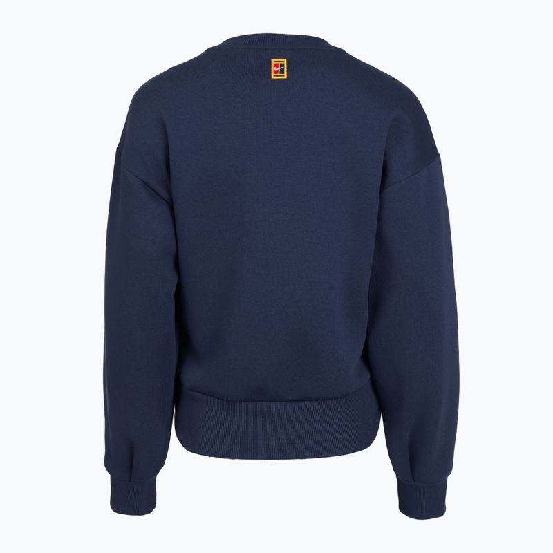 Dámská mikina Nike Court Collection French Terry Crew Neck midnight navy/sail 5
