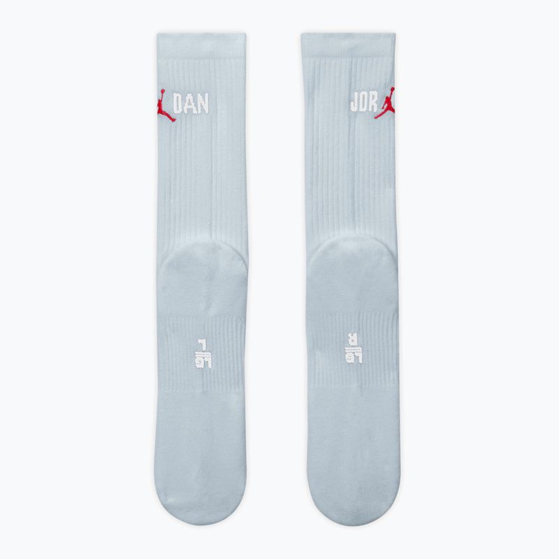 Skarpety Nike Jordan Everyday Crew 1 para aura/white/university red 3