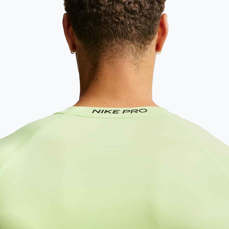 Pánské tréninkové tričko Longsleeve Nike Pro Dri-Fit Tight Fitness light liquid lime/black 6