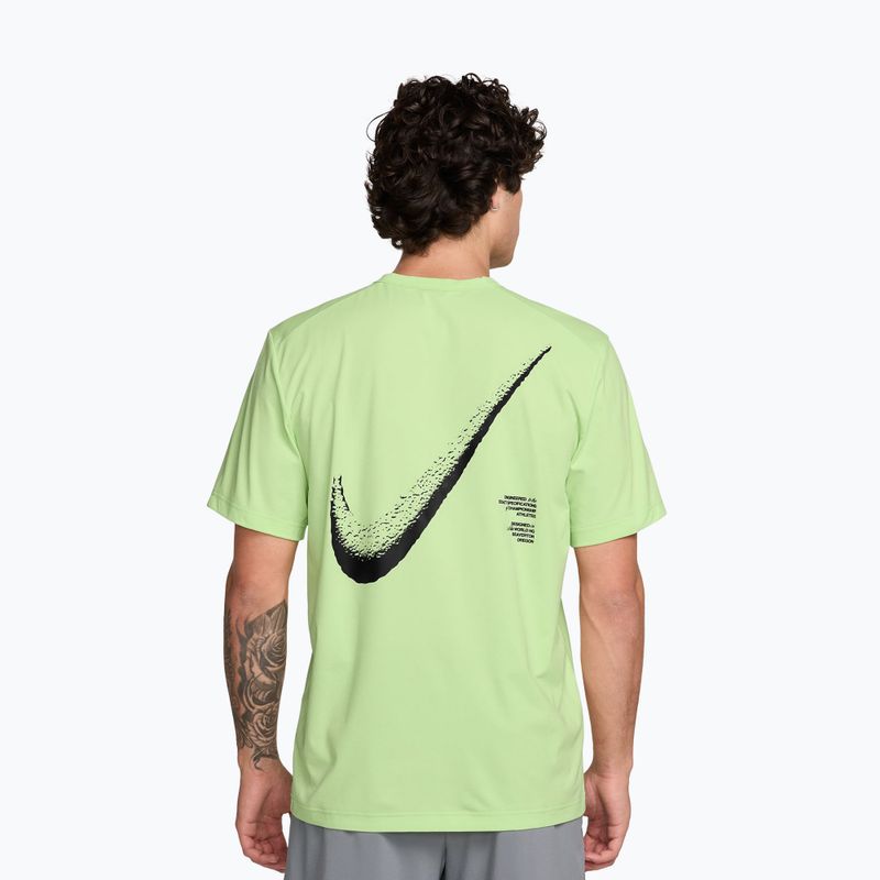 Pánské tričko Nike Hyverse Dri-Fit GFX light liquid lime/black 2
