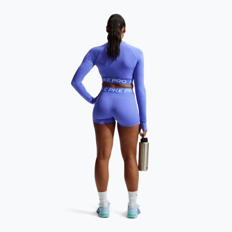 Dámské šortky Nike Pro Mid-Rise Biker 3" sapphire/white 3