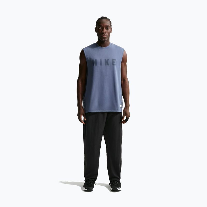Pánské tréninkové tričko Nike Athletic Club Dri-Fit diffused blue/diffused blue 2