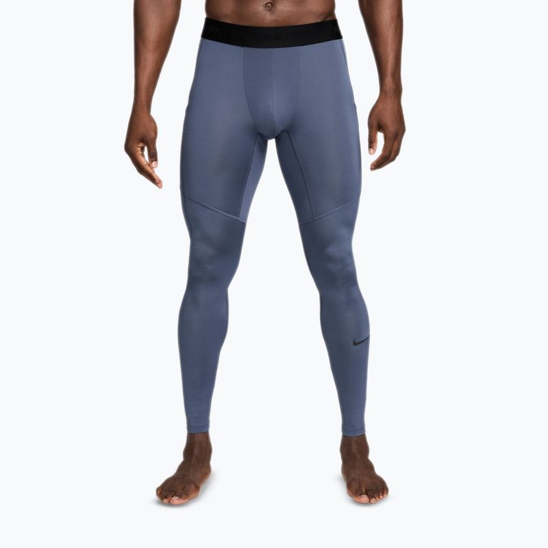 Pánské tréninkové legíny Nike Pro Dri-Fit Tight Fitness diffused blue/black