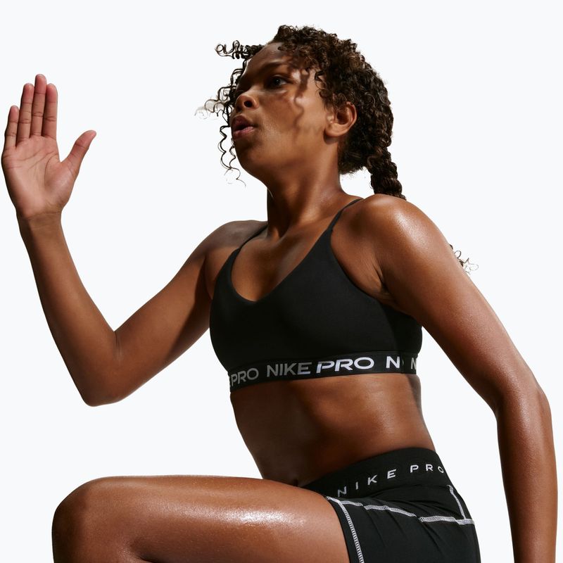 Dívčí podprsenka Nike Pro Indy černá 6