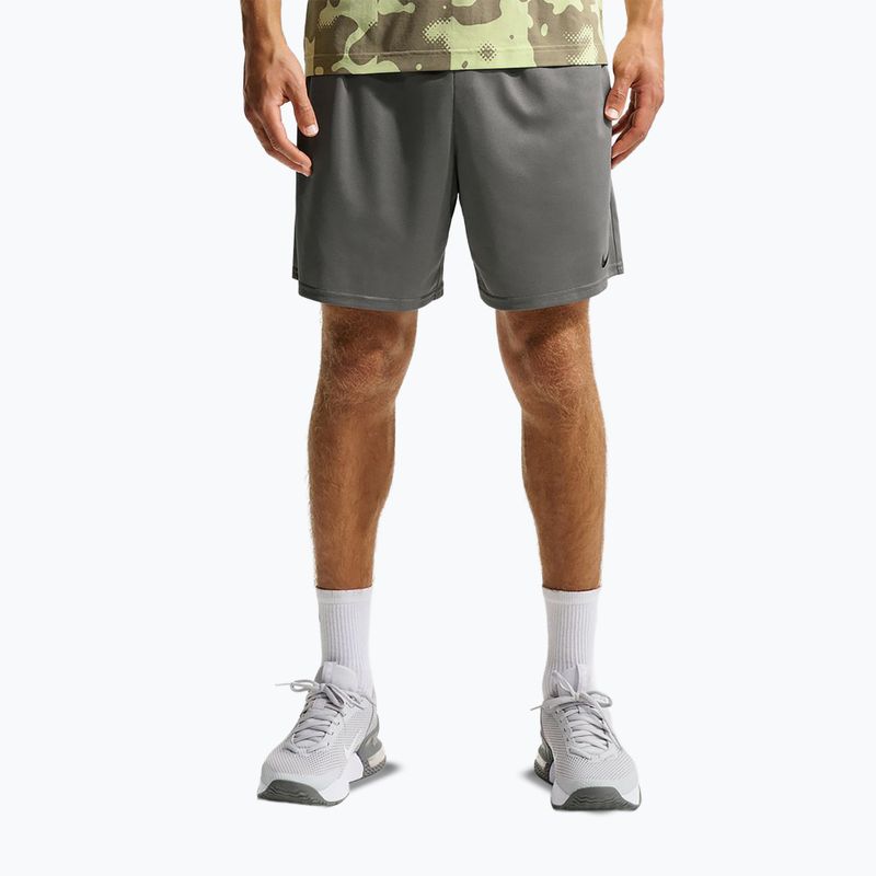 Pánské tréninkové šortky Nike Flex smoke grey/black