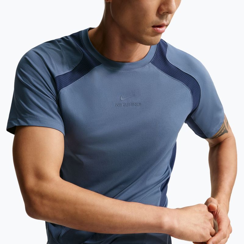 Pánské tréninkové tričko Nike Pro Training Dri-Fit diffused blue/diffused blue 5